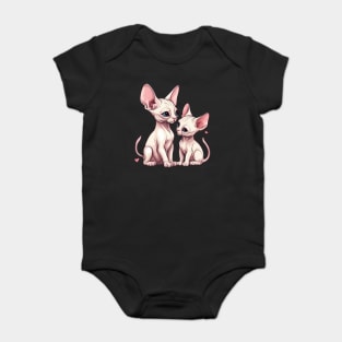 Baby Sphynx Cat Baby Bodysuit